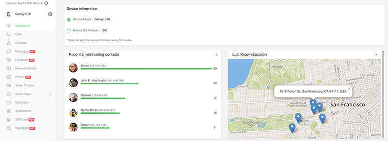 Track My Wife Using DeviceClone App